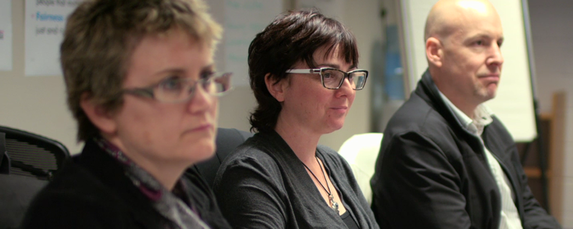 Image prise lors d'une séance de formation en salle de classe