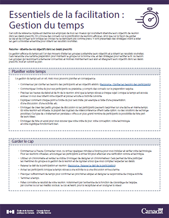 Gestion du temps
