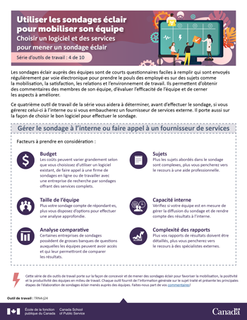 Utiliser les sondages éclair pour mobiliser son équipe&nbsp;: Choisir un logiciel et des services pour mener un sondage éclair